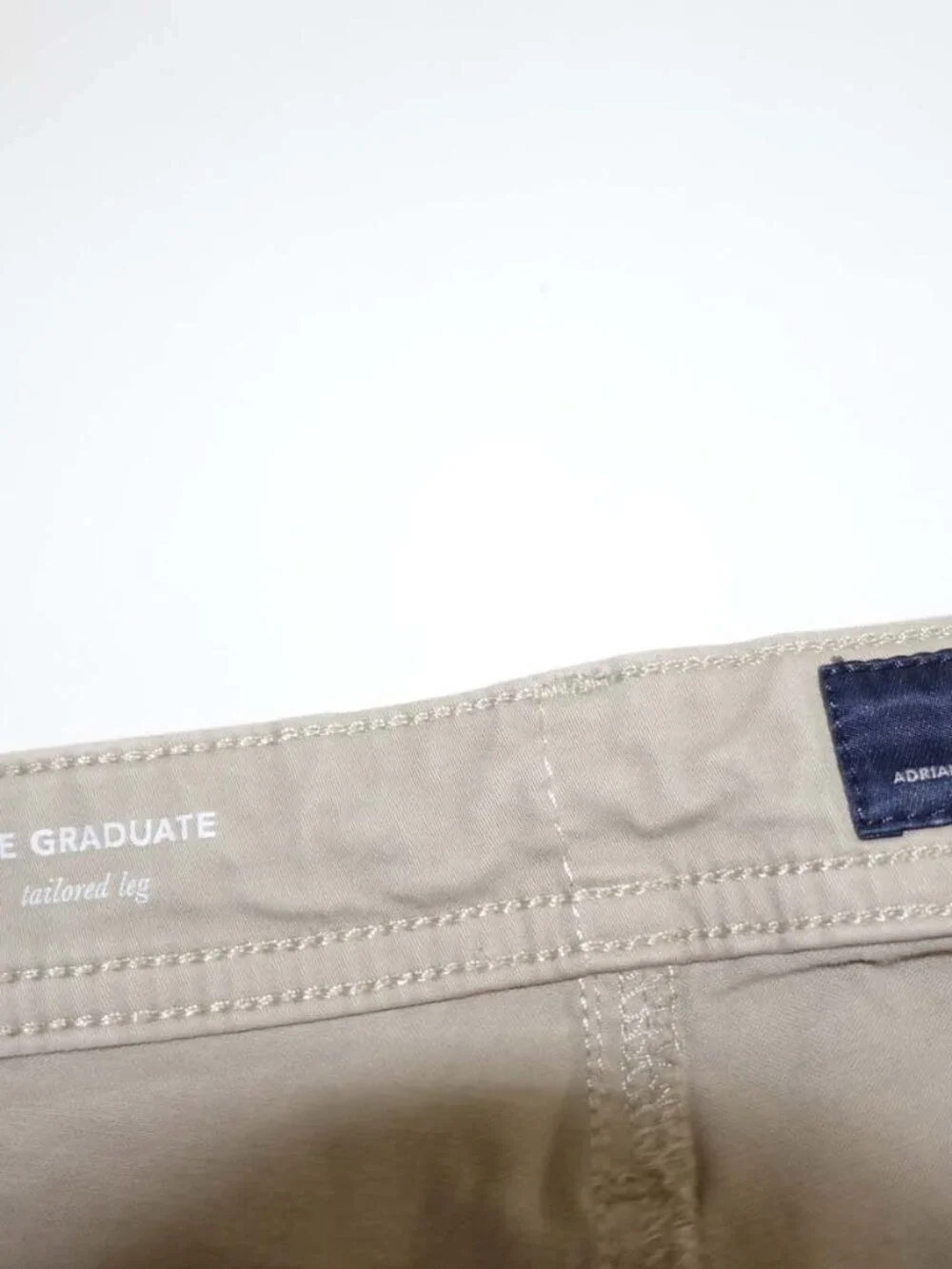 AG Adriano Goldschmied Men's The Graduate Tailored Leg Jeans Size 34 x 32 Beige